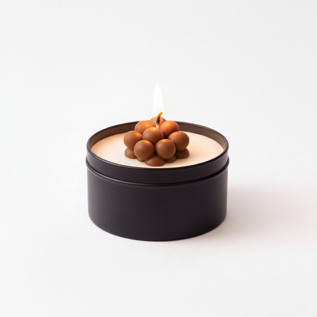 Vela Aromática Canela encendida