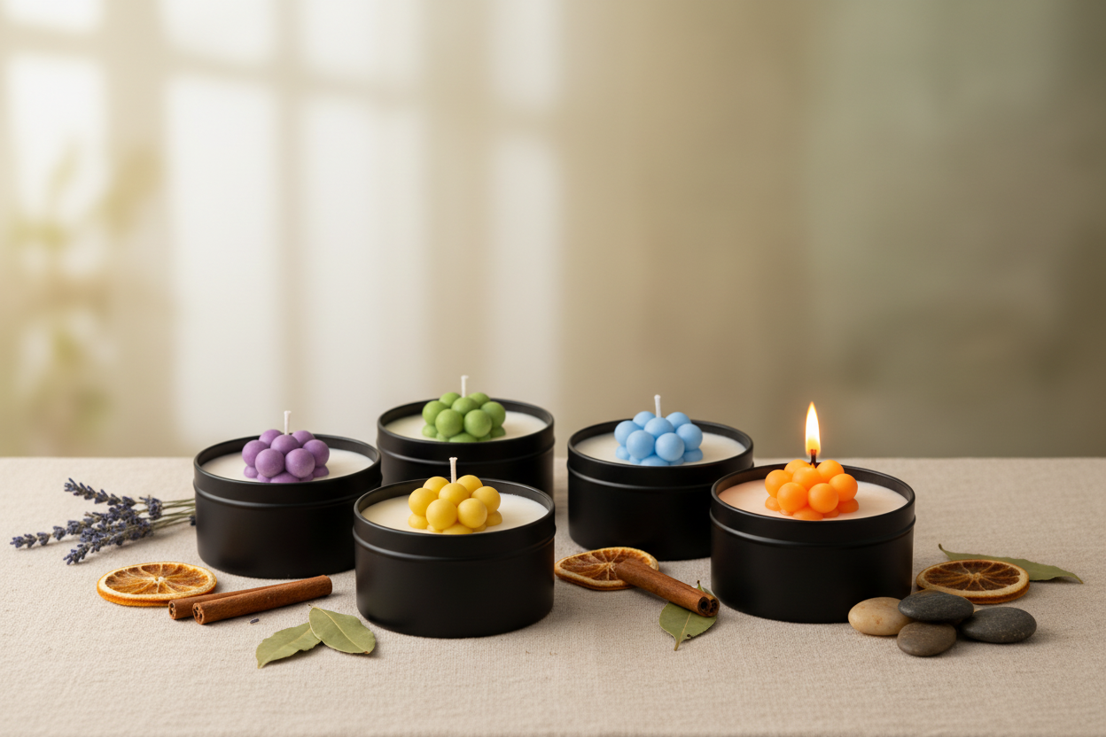 Banner con Velas Aromáticas Nature Candles