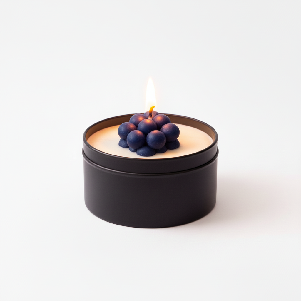 Vela Aromática Ylang Ylang encendida