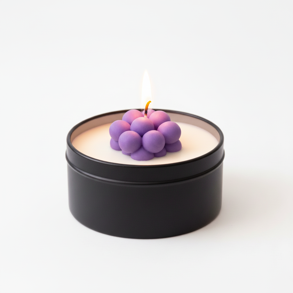 Vela de Lavanda Encendida