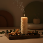 Vela Palo Santo lifestyle oscura