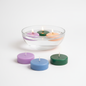 Velas flotantes encendidas